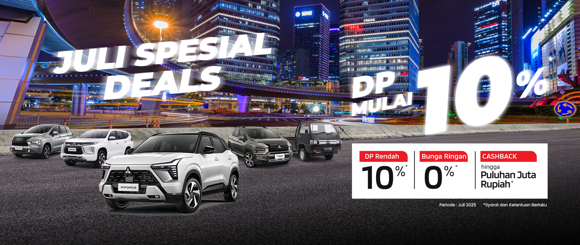 Juli Spesial Deals Mitsubishi Sardana Medan
